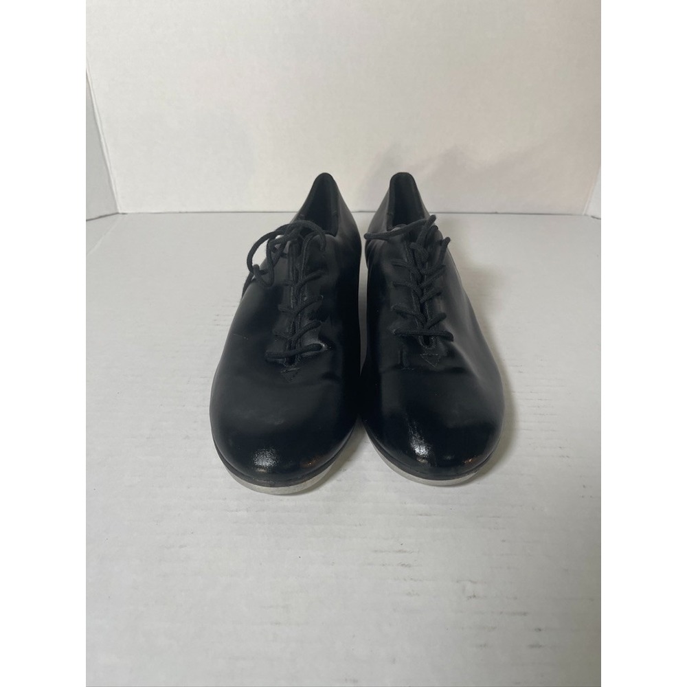 Unisex SoDanca Black Leather‎ tap shoes size 6.5